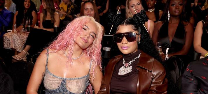 Karol G y Nicki Minaj revolucionaron la escena musical con 'Tusa', canción que no han interpretado nunca juntas en directo. / Christopher Polk