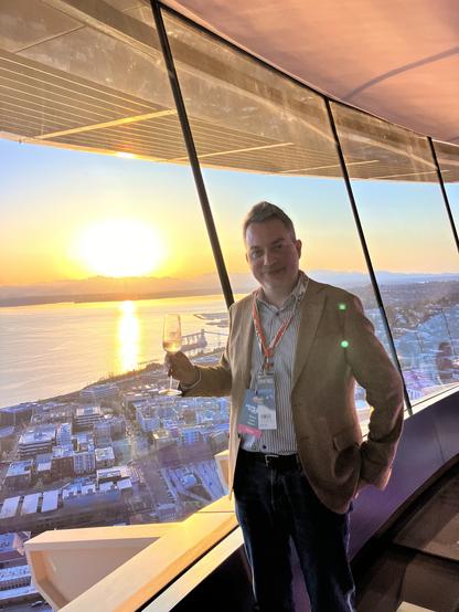 Sunset at the Space Needle