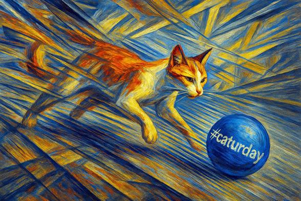 Gatto Futurista

#caturday #catsOfMastodon #cats #pets #chats #qittun #qattus #futurismo