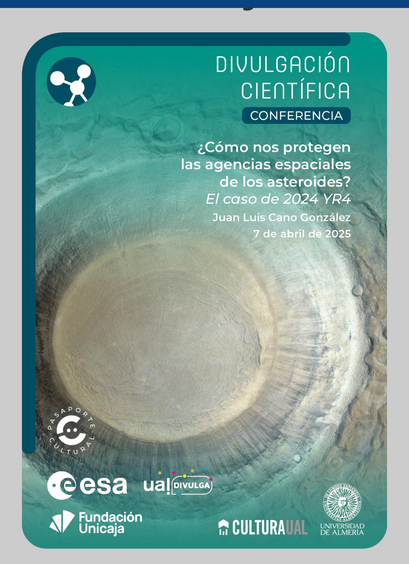 Se muestra un cráter de la Luna