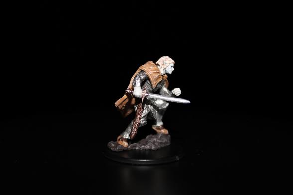 This is an image of my drow miniature from my Dungeons and Dragons 5th edition game.