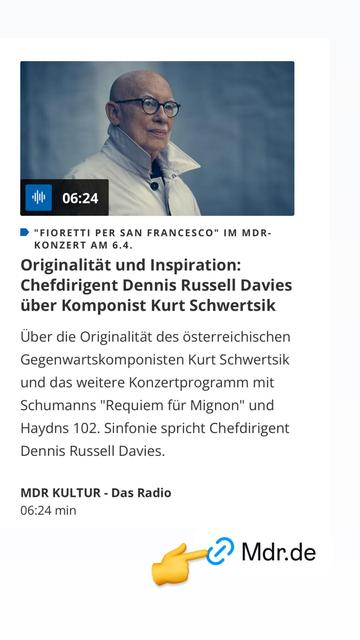 Hinweis auf Interview mit Dennis Russell Davies