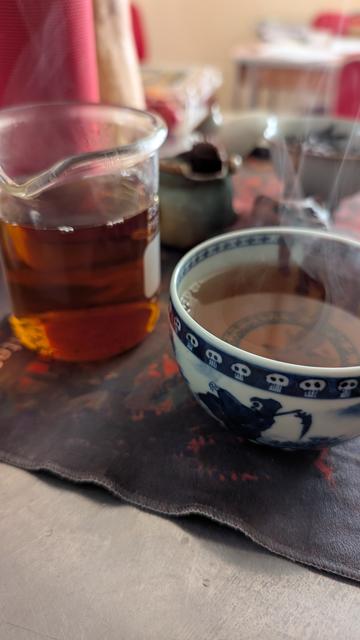 Tea in a curious bowl