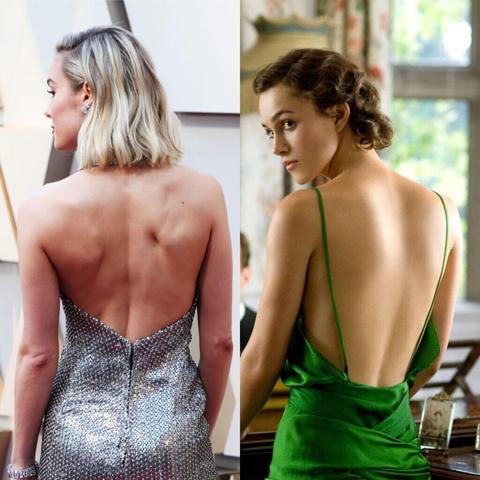Best Celebrity Back (Round of 8) : Brie Larson vs Keira Knightley