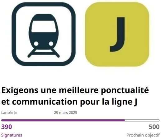 capture d'écran de la pétition