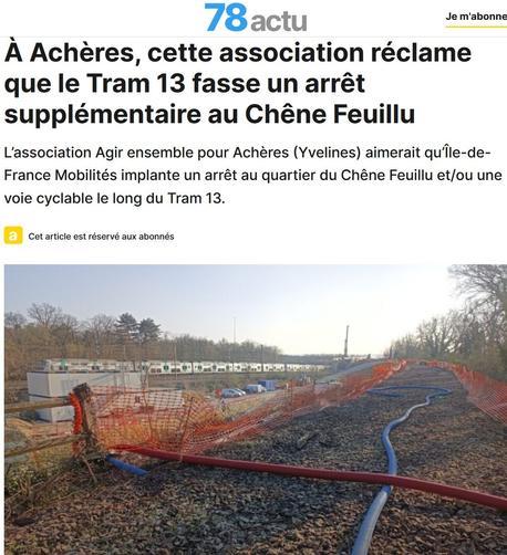 capture d'écran du site 78actu