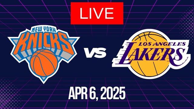 NBA LIVE! Los Angeles Lakers vs New York Knicks I April 6, 2025 I  Knicks vs Lakers  I 2K Live Today