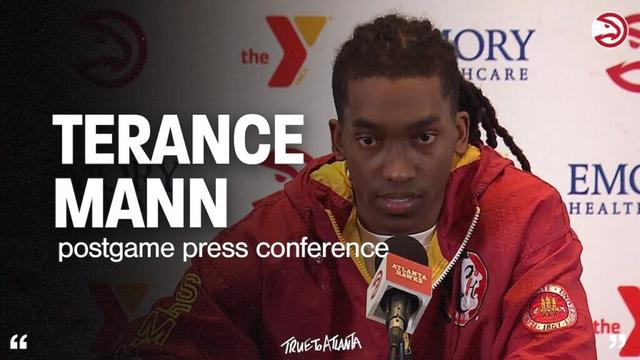 Atlanta Hawks vs. Knicks Postgame Press Conference: Terance Mann