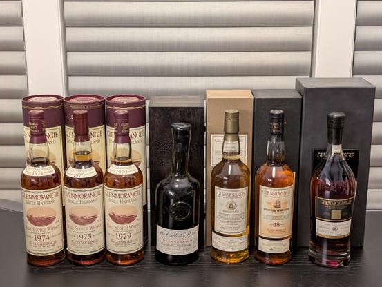 Glenmorangie as per post all bottles visible