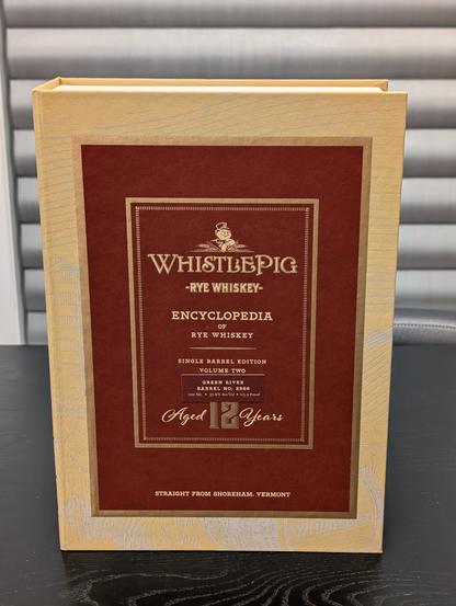 Front of the WhistlePig box