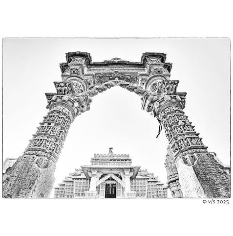 Eingang zu einem Tempel