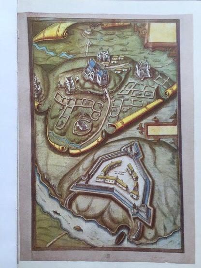 Early 17thC map of Armagh - and the Blackwater Fort