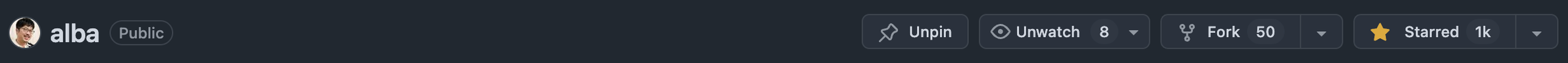 Alba 1K stars