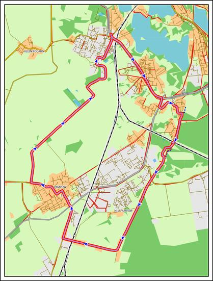 Bildbeschreibung:
Screenshot der heutigen Radtour aus QMapShack.