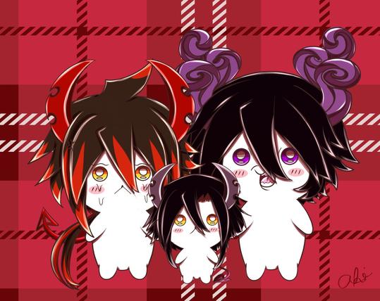 Sataivlis family, but chiikawa style.