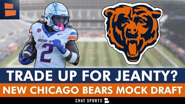 NEW Chicago Bears Mock Draft: Trade Up For Ashton Jeanty?