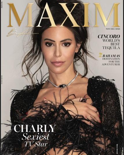 Charly Arnolt (ESPN), in MAXIM 11/2023 - photos by Gilles Bensimon