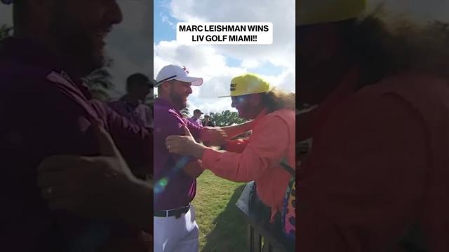 MARC LEISHMAN WINS LIV GOLF MIAMI AT TRUMP NATIONAL! #golf #liv #trump #miami #livgolf