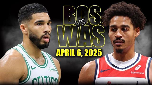 Boston Celtics vs Washington Wizards Full Game Highlights - April 6, 2025 | NBA Regular Season