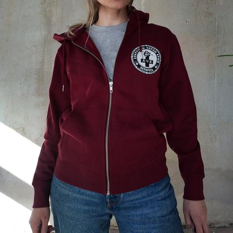 Hoodie "For society without prison and state" in belarusian, ABC-Belarus
