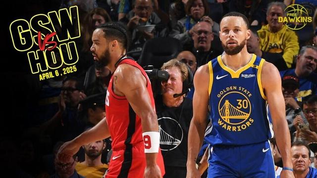 Golden State Warriors vs Houston Rockets Full Game Highlights | April 6, 2025 | FreeDawkins