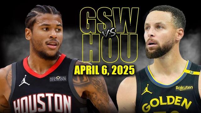 Golden State Warriors vs Houston Rockets Full Game Highlights - April 6, 2025 | NBA Regular Season