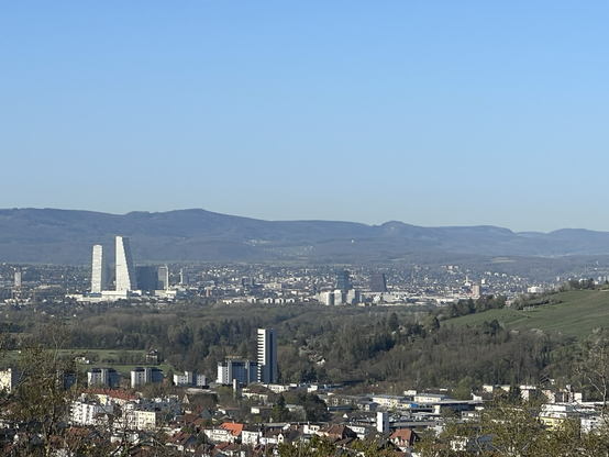 Blick auf Basel