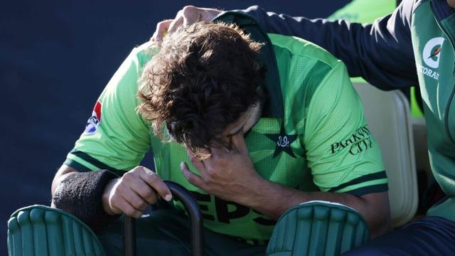 Imam-ul-Haq forced to retire hurt after ball hits face in freak injury vs New Zealand; carried off field in golf cart