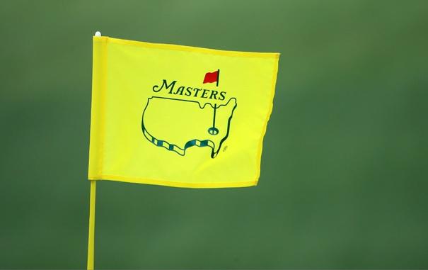 A US Masters flag at Augusta