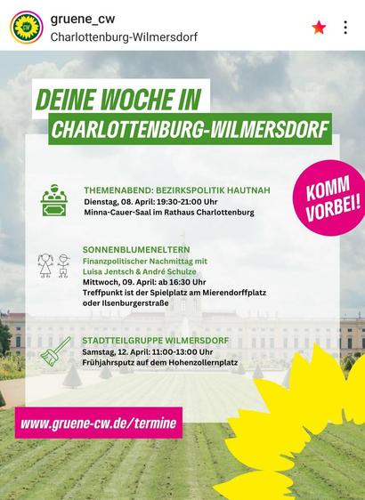Noch mehr Termine