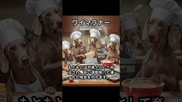 ワイマラナーのかわいい生態、雑学【犬】#dog #dogshortsvideo #いぬ #イヌ #犬 #子犬  #かわいい #雑学 #豆知識 #解説