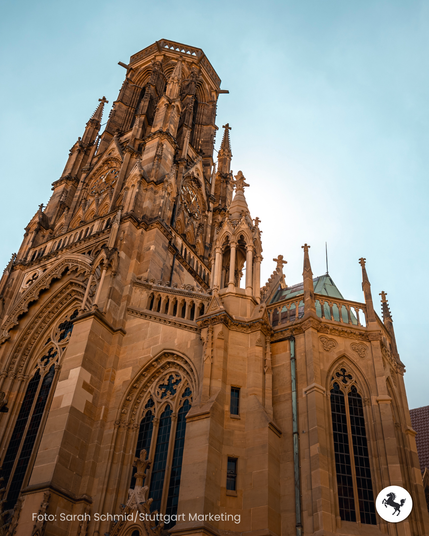 Die Johanneskirche mit fehlender Spitze.