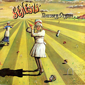 The cover of Genesis *Nursery Cryme* (1971).