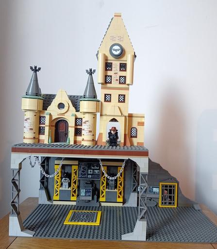 Wayne Manor MOC featuring Batcave