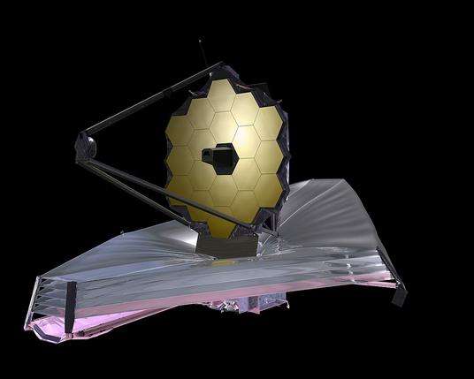 Das James-Webb-Weltraumteleskop (engl.: James Webb Space Telescope, abgekürzt JWST oder Webb) ist ein Weltraumteleskop für die Infrarotastronomie. Wiki 🖖