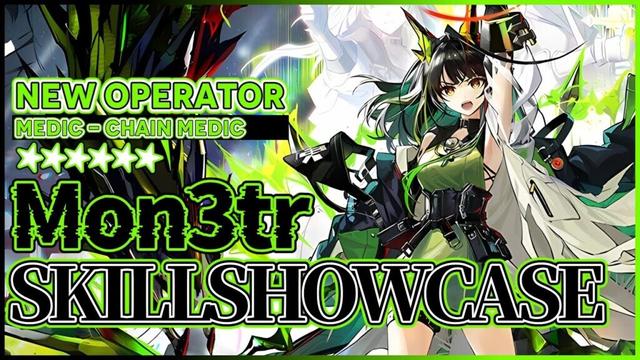 【アークナイツ大陸版】★6医療-連鎖癒師オペレーター「Mon3tr」 スキル1~3 使用例【明日方舟/Arknights】
