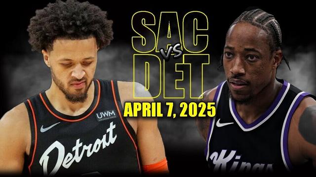 Sacramento Kings vs Detroit Pistons Full Game Highlights - April 7, 2025 | NBA Regular Season
