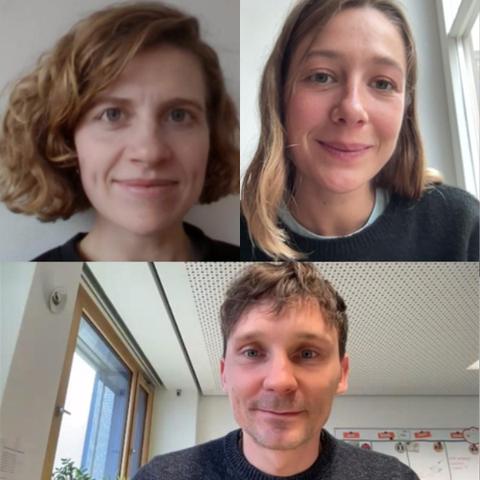 Die Gründer*innen von EN:DIRA (v.l.n.r.) Milena Feldmann, Carlotta Voß und Hendrik Richter