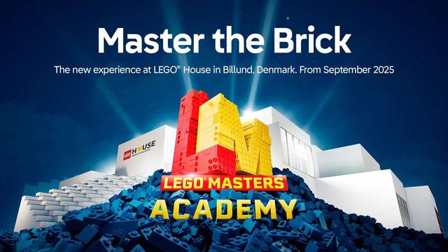 a poster announcing Lego Masters Academy