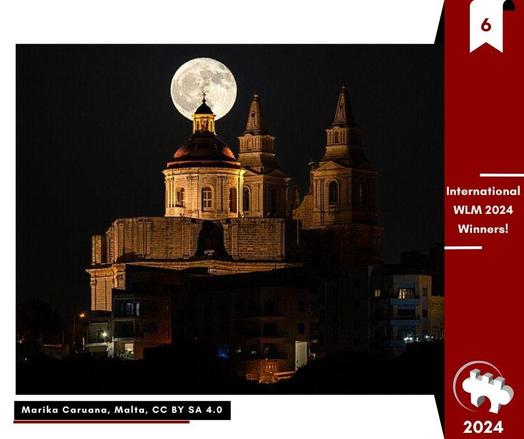 Mellieha Parish Church in  Mellieħa, Malta by Marika Caruana (image available under CC BY-SA 4.0 license)