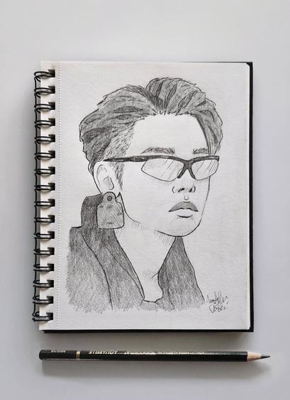 Fan art sketch of Yeonjun