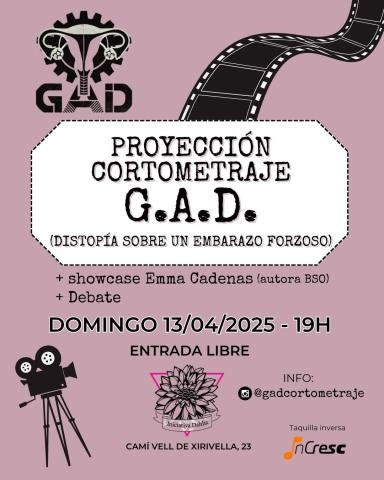 Proyección cortometraje G.A.D.