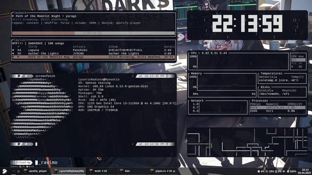 A new rice on gentoo