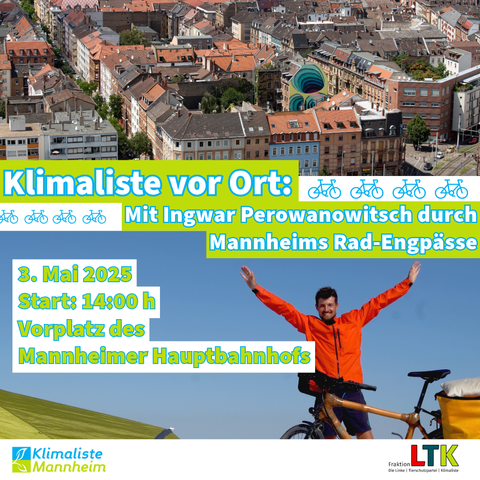Oben Häuser der Mannheimer Innenstadt
Unten ein Bild von Ingwar
In der Mitte der Ankündigungstext, der auch im Post steht