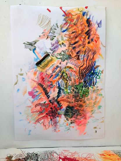 Care and fear around birth
178x122.5cm
