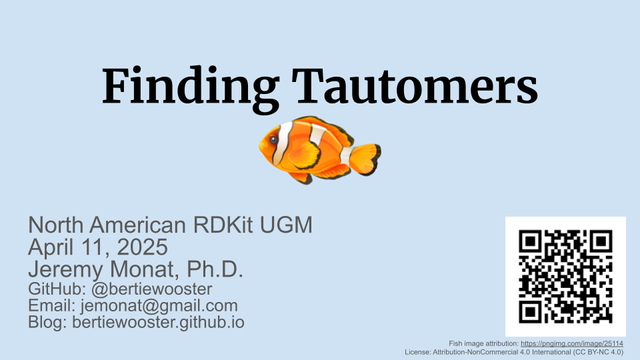 Finding Tautomers title slide