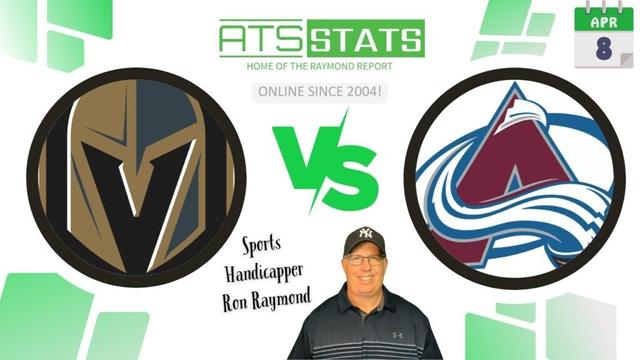 Vegas Golden Knights vs  Colorado Avalanche Prediction (4/8/25) Ron's Free Hockey Picks