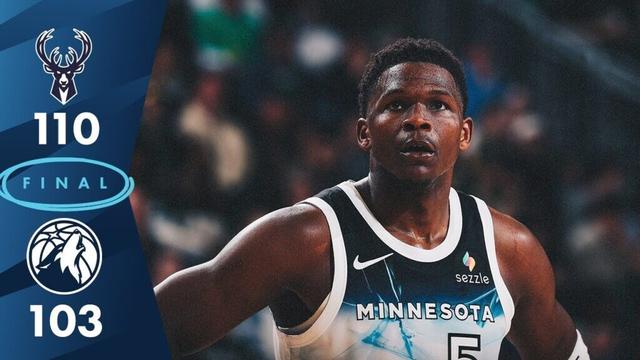 Minnesota Timberwolves Fall to Milwaukee Bucks 110-103 | 04.08.25