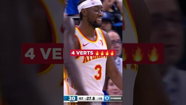 4-point play for Caris! #nba #hawks #carislevert