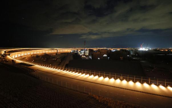 2025 Osaka Expo centerpiece "Grand Ring" lit up for first time